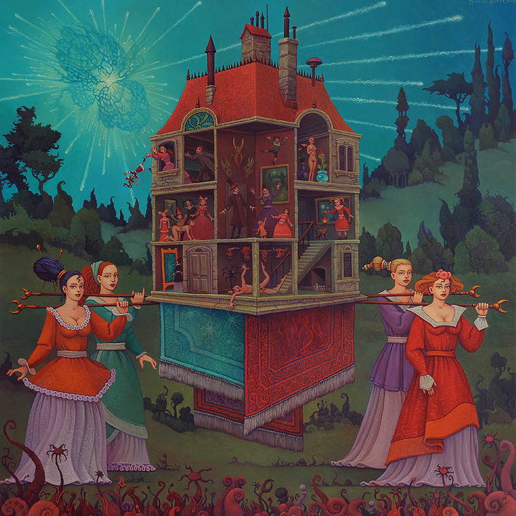 Paradisiacal Hells The Lush Strange And Surreal Worlds Of Michael Hutter 12