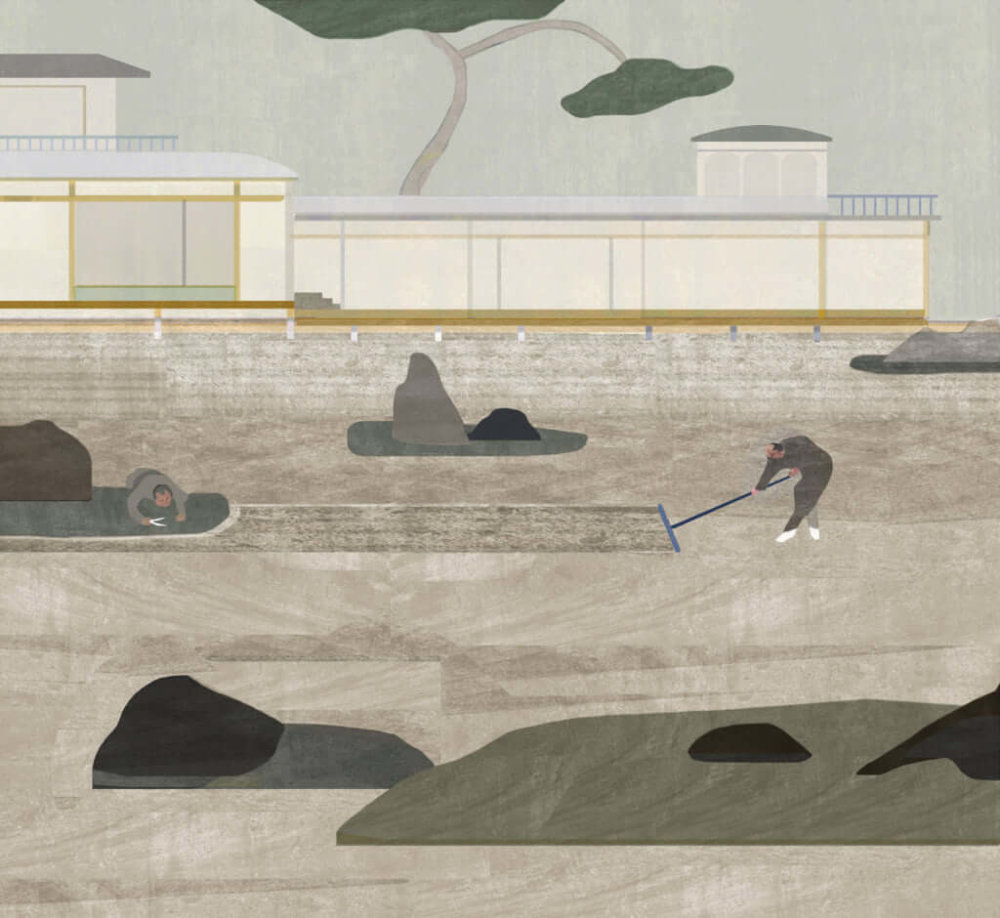 Pleasant Illustrations Inspired By The Traditional Japanese Architecture By Jon Koko 4