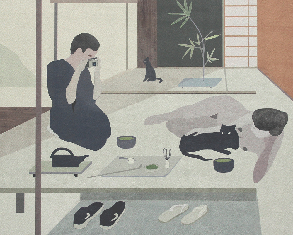 Pleasant Illustrations Inspired By The Traditional Japanese Architecture By Jon Koko 8