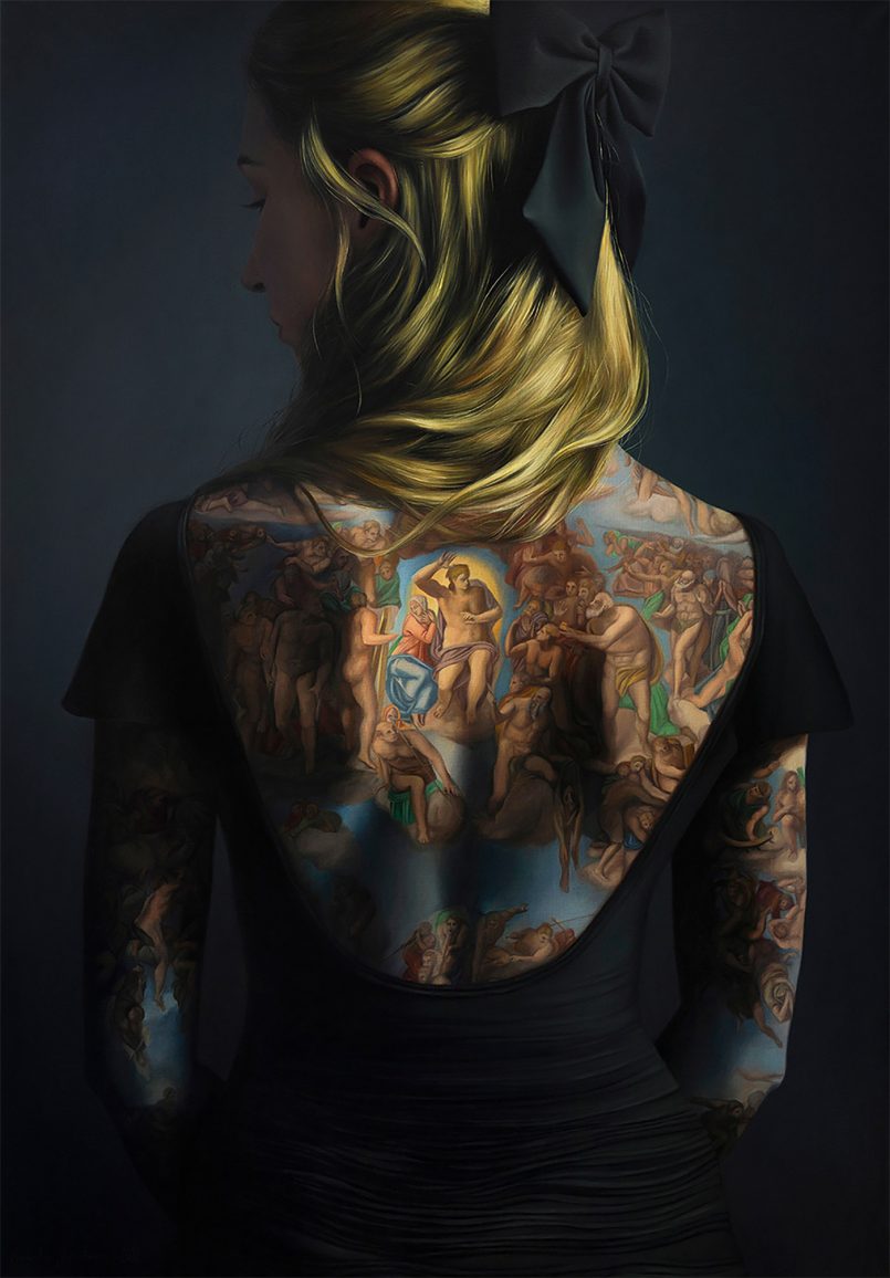 Skin As Canvas Marvelous Hyper Realist Paintings By Agnieszka Nienartowicz 3