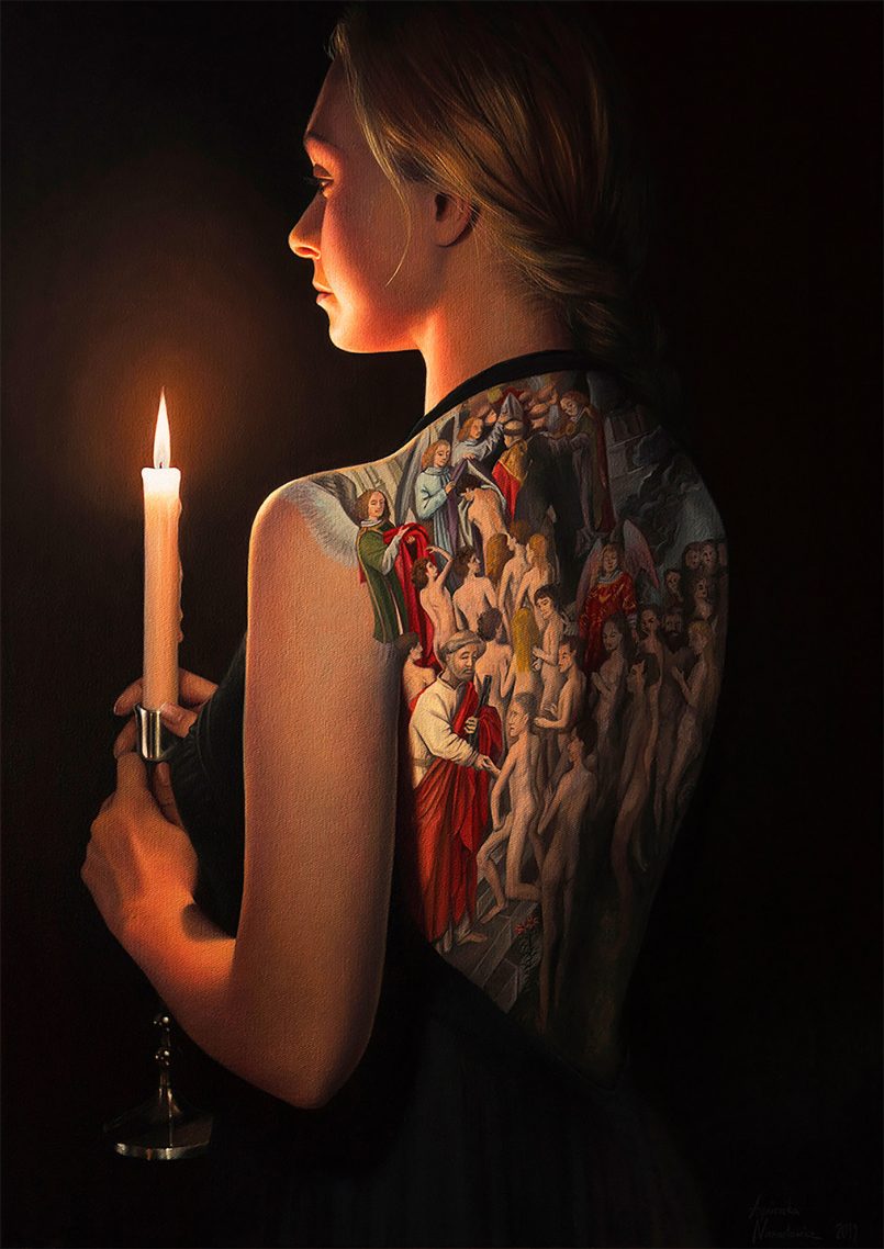 Skin As Canvas Marvelous Hyper Realist Paintings By Agnieszka Nienartowicz 4