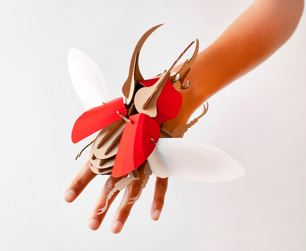Smart Diy Paper Beetle Sculpture Kits By Assembli 1