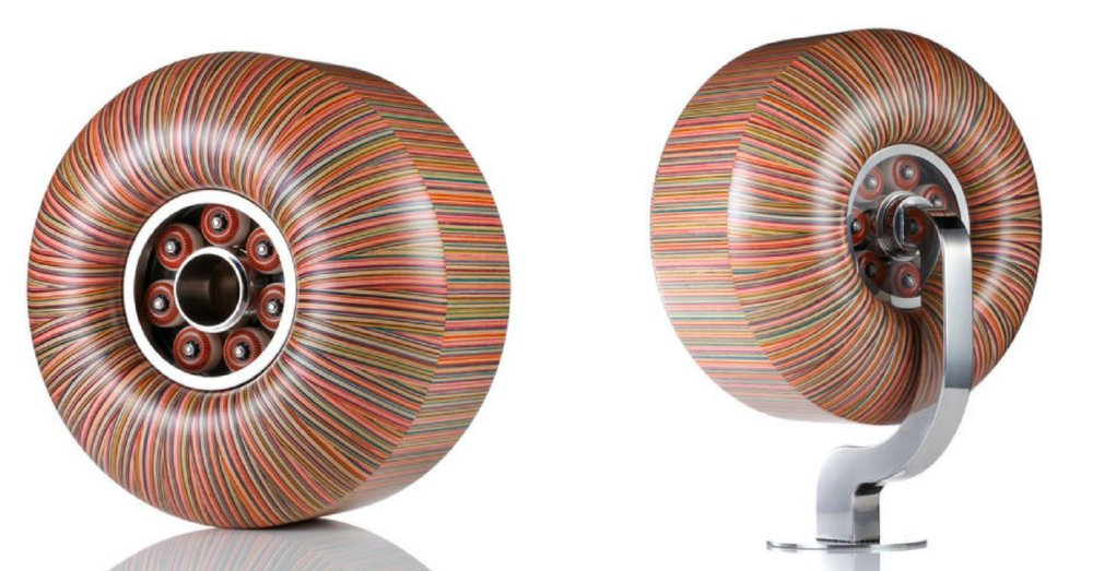 Stunning Colorful Sculptures Made Out Of Old Skateboards By Haroshi 15