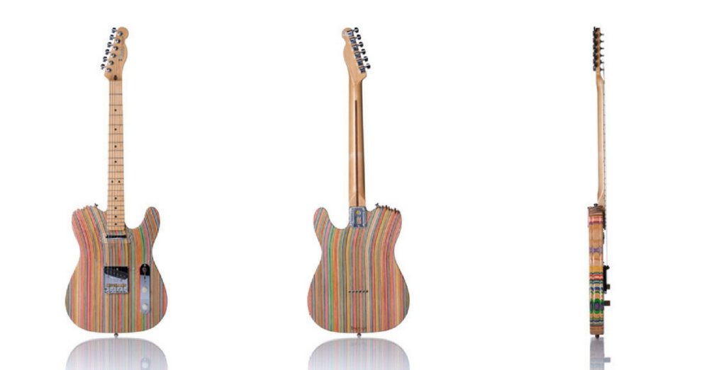 Stunning Colorful Sculptures Made Out Of Old Skateboards By Haroshi 20