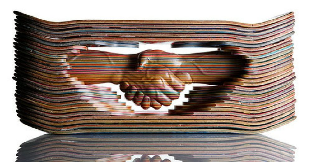 Stunning Colorful Sculptures Made Out Of Old Skateboards By Haroshi 29