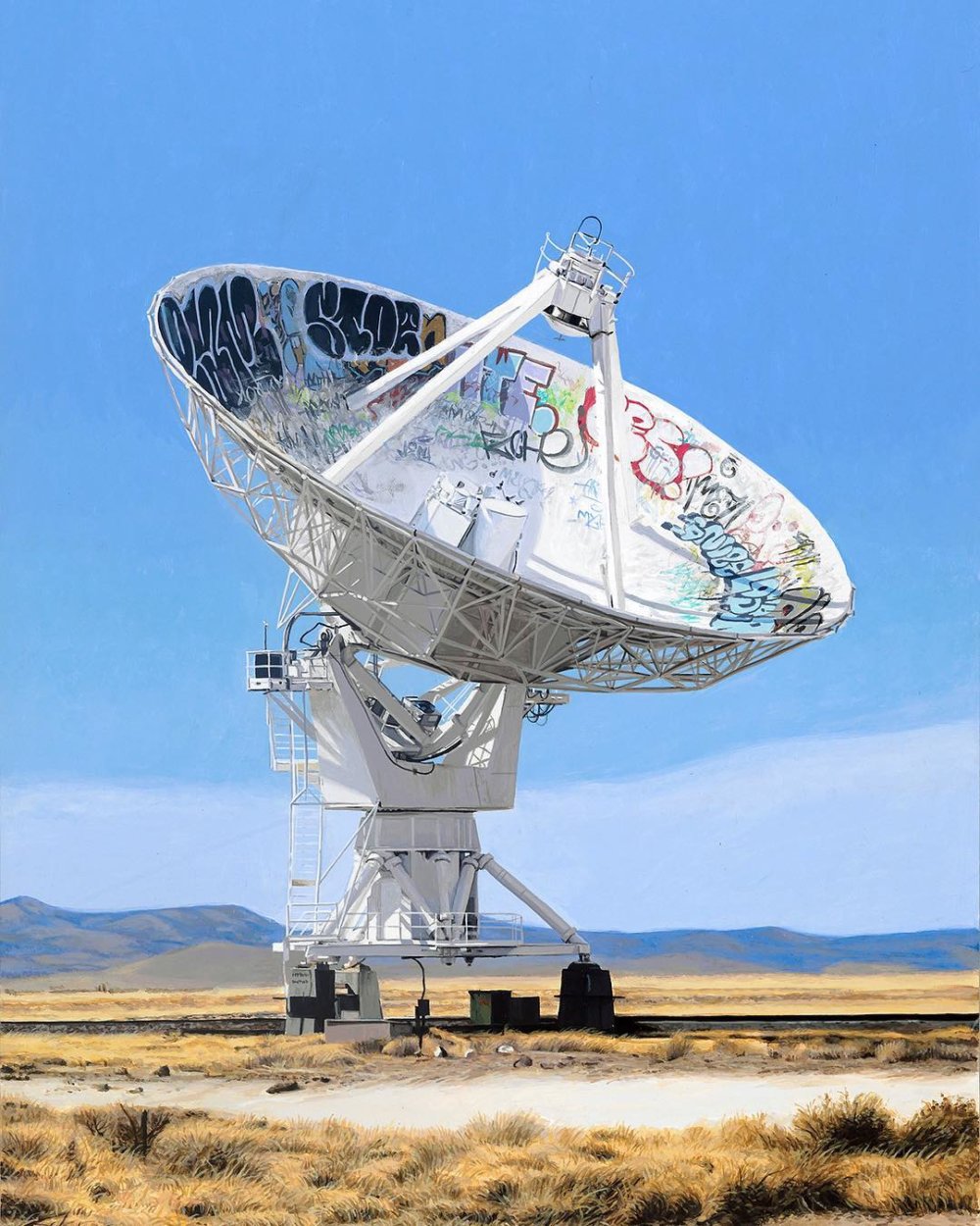 Surreal Human Print Speculative Paintings Of Graffiti Made On Unlikely Places By Josh Keyes (11)