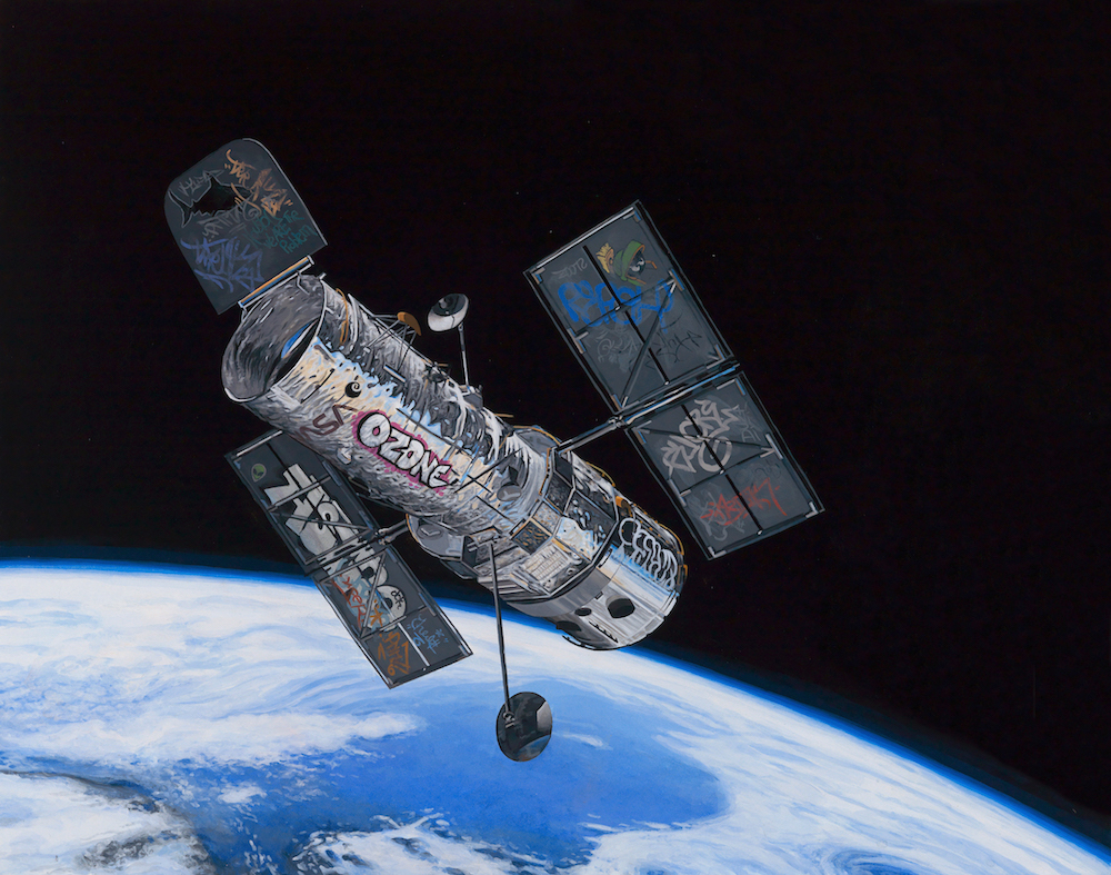 Surreal Human Print Speculative Paintings Of Graffiti Made On Unlikely Places By Josh Keyes 4