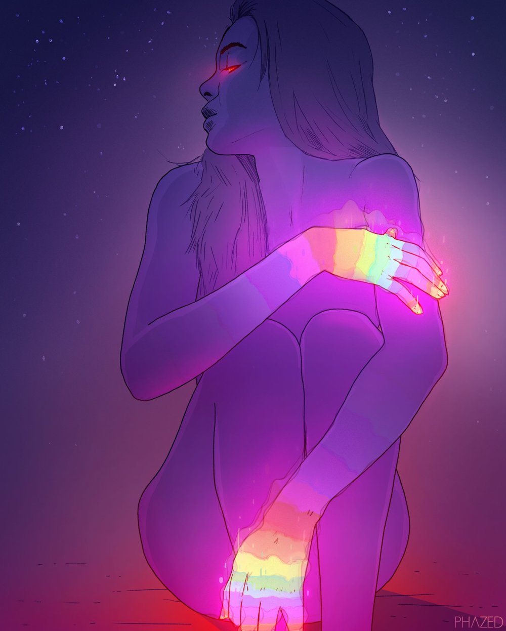 The Psychedelic Dark And Erotic Digital Art Of Phazed 10