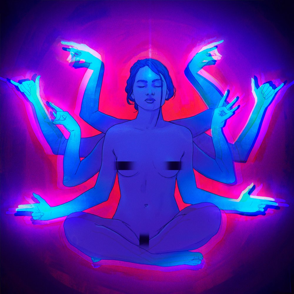 The Psychedelic Dark And Erotic Digital Art Of Phazed 13
