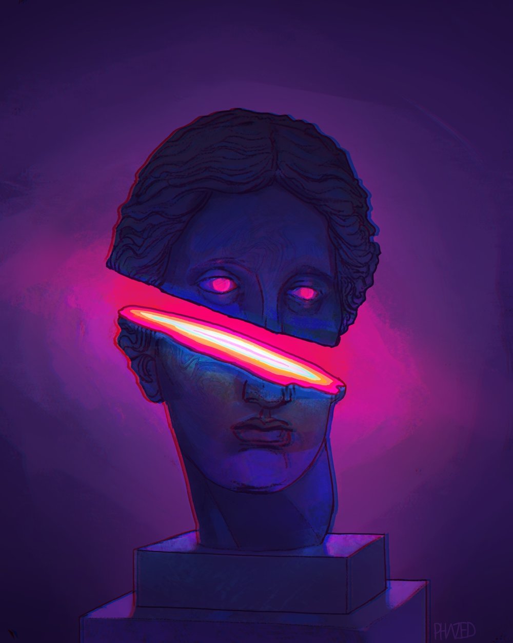 The Psychedelic Dark And Erotic Digital Art Of Phazed 18