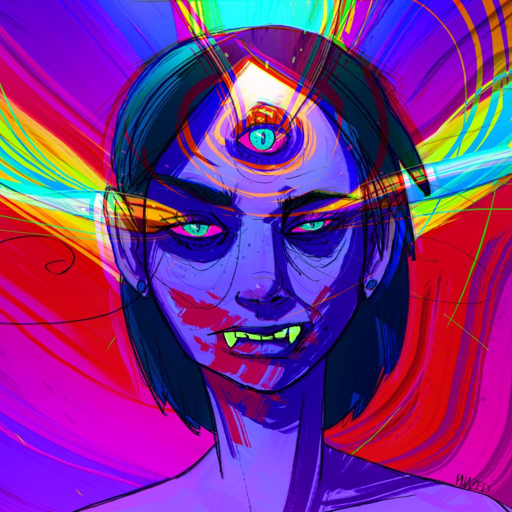 The Psychedelic Dark And Erotic Digital Art Of Phazed 3