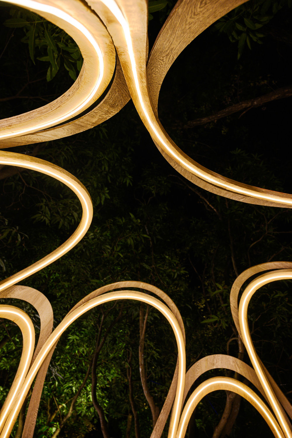 The Search Of The Glow An Amazing Lightweight Wooden Sphere Installation By Ling Li Tseng 5