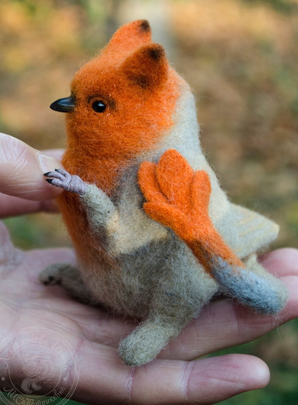 Beautiful Needle Felted Griffins By Irina Loktionova Nyrkunyak 1