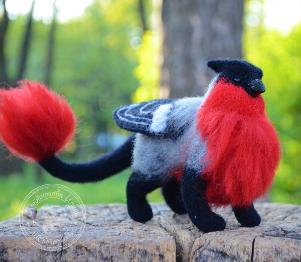 Beautiful Needle Felted Griffins By Irina Loktionova Nyrkunyak 9
