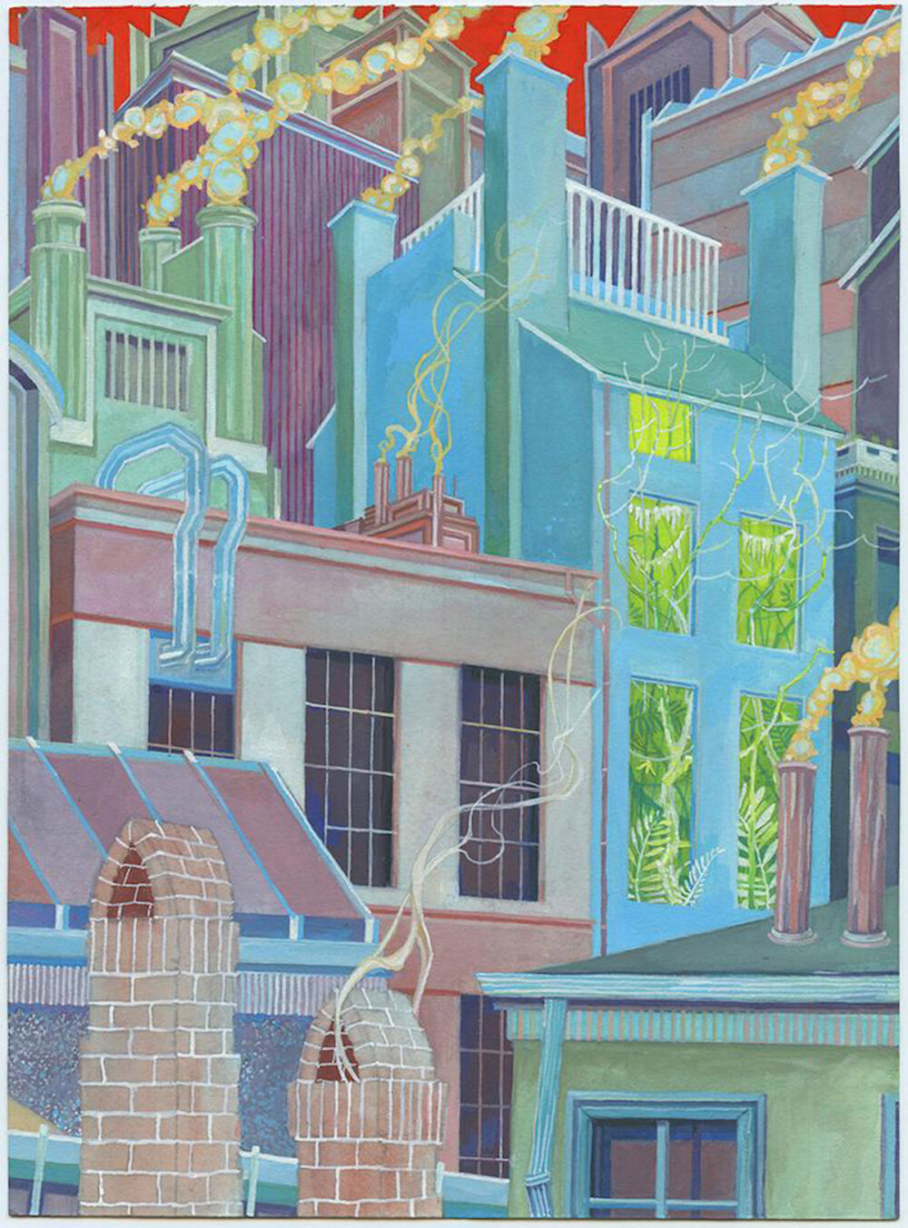 Destruction And Creation Marvelous Surreal Paintings By Michael Dandley 12