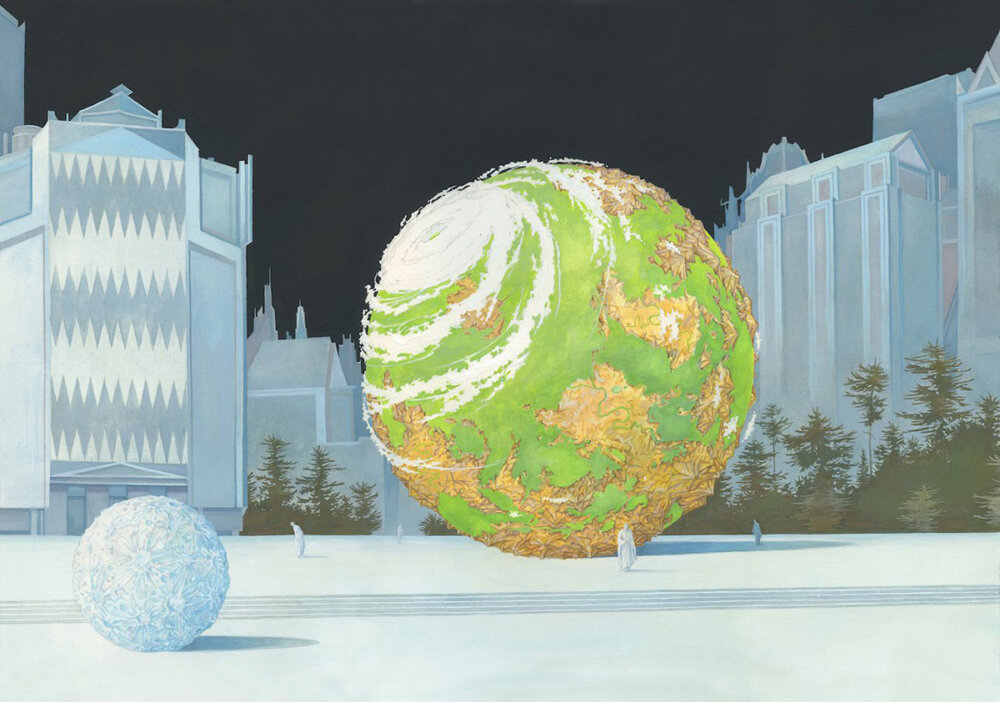 Destruction And Creation Marvelous Surreal Paintings By Michael Dandley 14