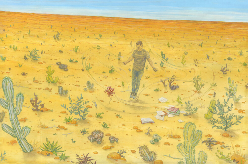 Destruction And Creation Marvelous Surreal Paintings By Michael Dandley 6