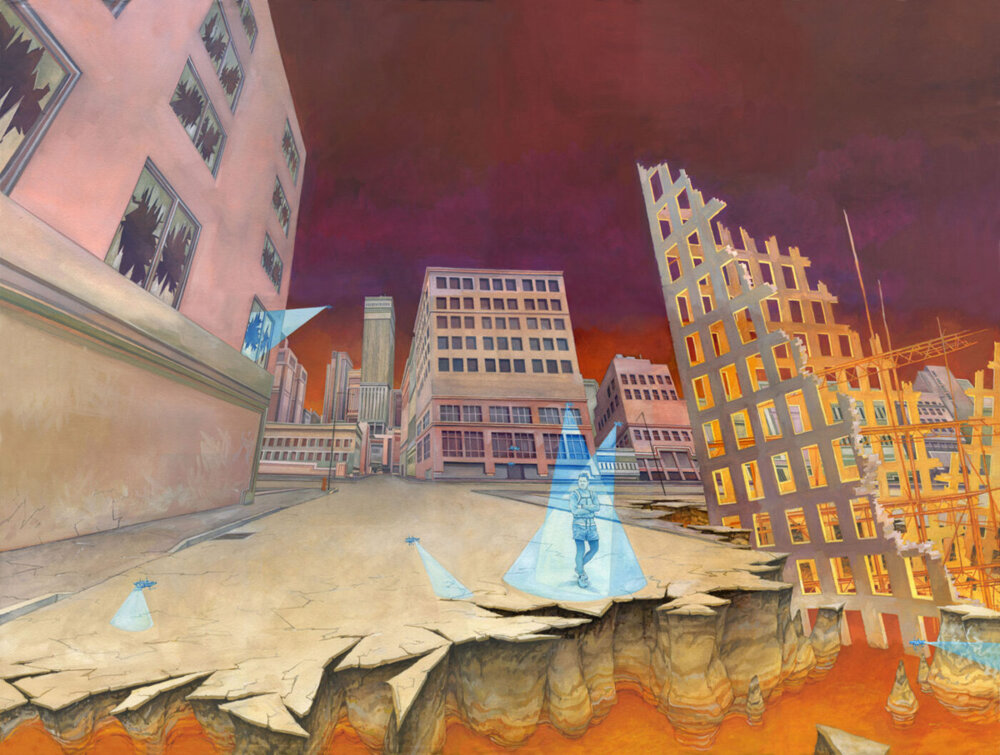 Destruction And Creation Marvelous Surreal Paintings By Michael Dandley 7