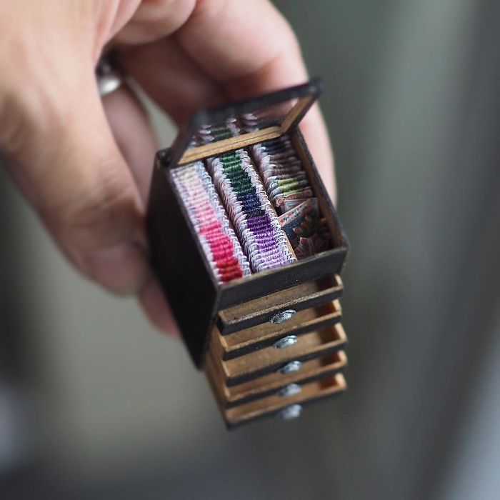 Enchanting Miniature Antique Dollhouse Furniture By Kiyomi 12