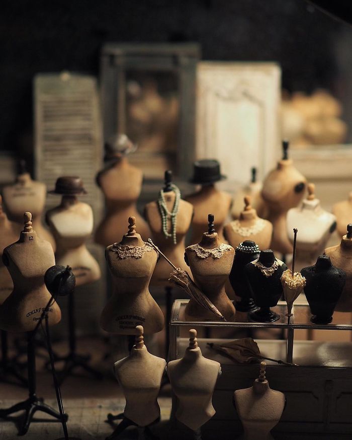 Enchanting Miniature Antique Dollhouse Furniture By Kiyomi 18