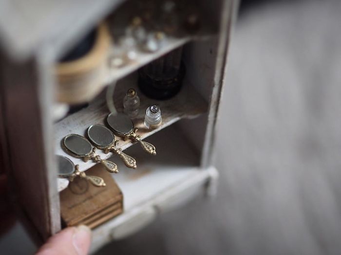 Enchanting Miniature Antique Dollhouse Furniture By Kiyomi 20