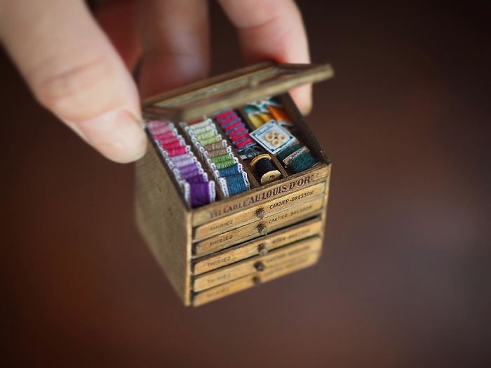 Enchanting Miniature Antique Dollhouse Furniture By Kiyomi 6