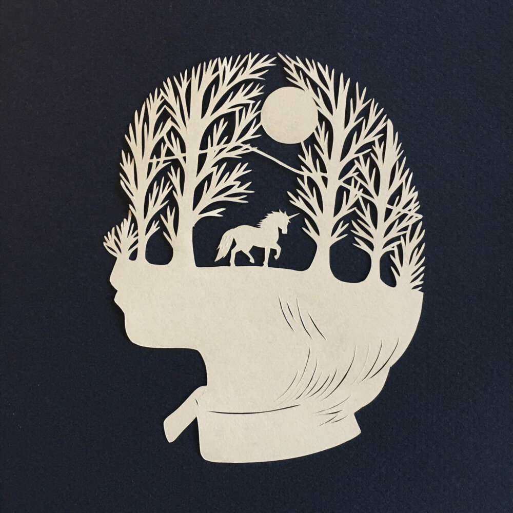 Gorgeous Papercuts Of People Silhouettes Fused With Natural Landscapes By Kanako Abe 6