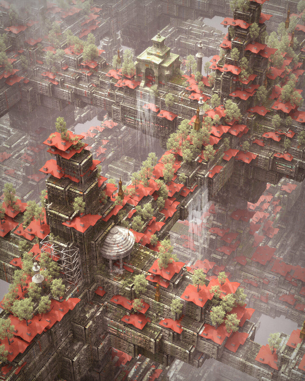 Overpopulated The Dystopian Cities And Futuristic Landscapes Of Annibale Siconolfi 1