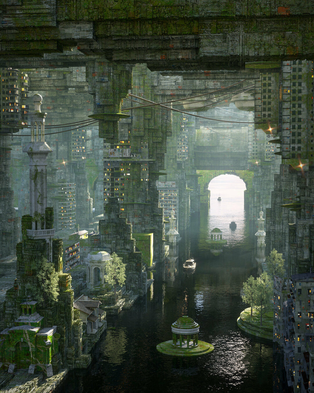 Overpopulated The Dystopian Cities And Futuristic Landscapes Of Annibale Siconolfi 5