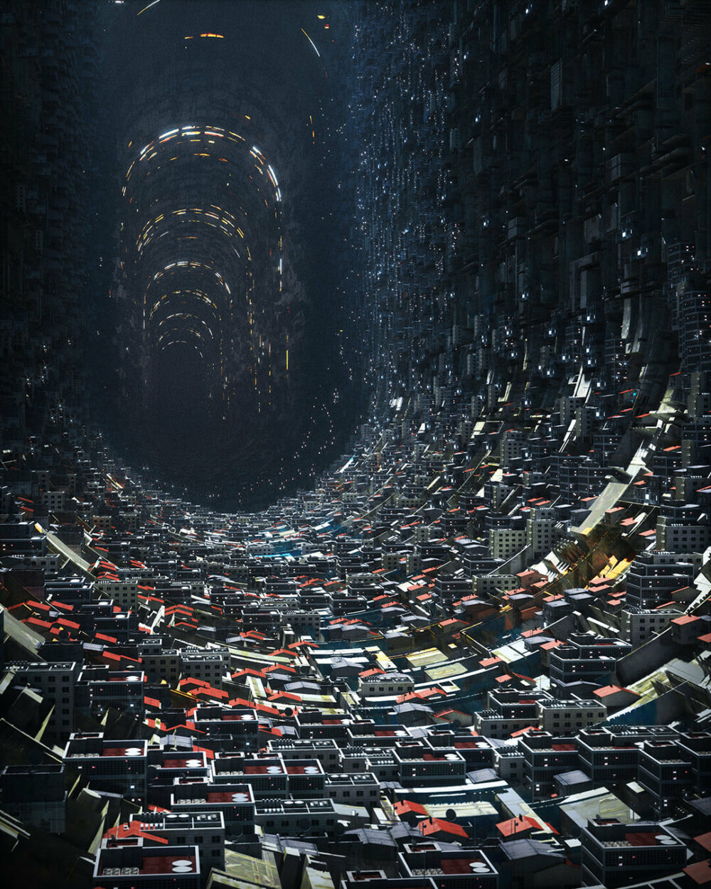 Overpopulated The Dystopian Cities And Futuristic Landscapes Of Annibale Siconolfi 7