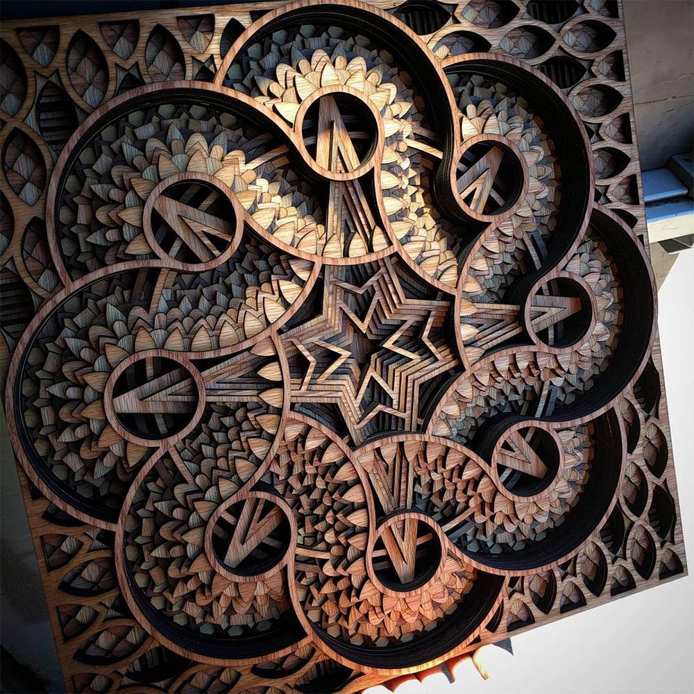 Stunning Laser Cut Wood Relief Sculptures By Gabriel Schama 14