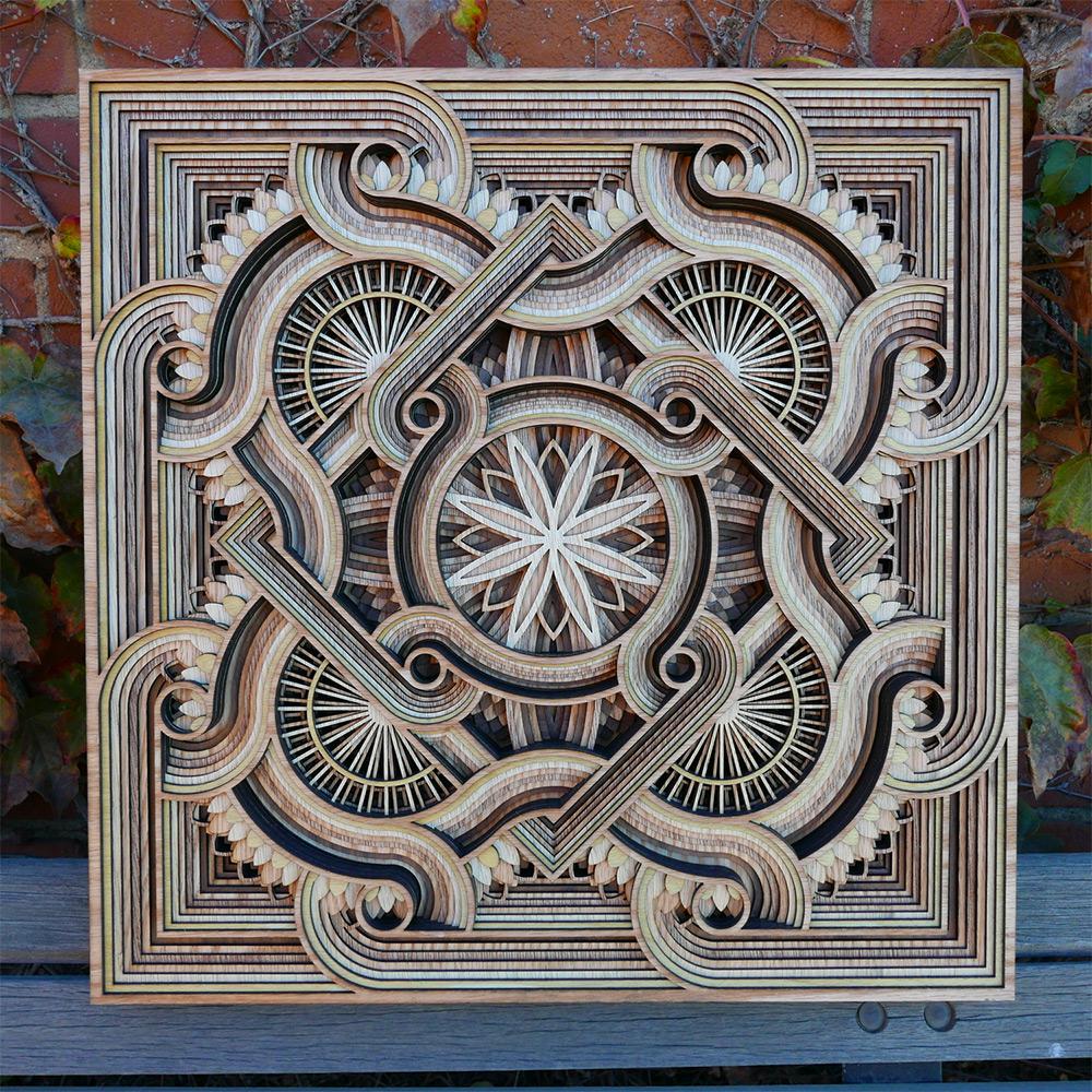 Stunning Laser Cut Wood Relief Sculptures By Gabriel Schama 16