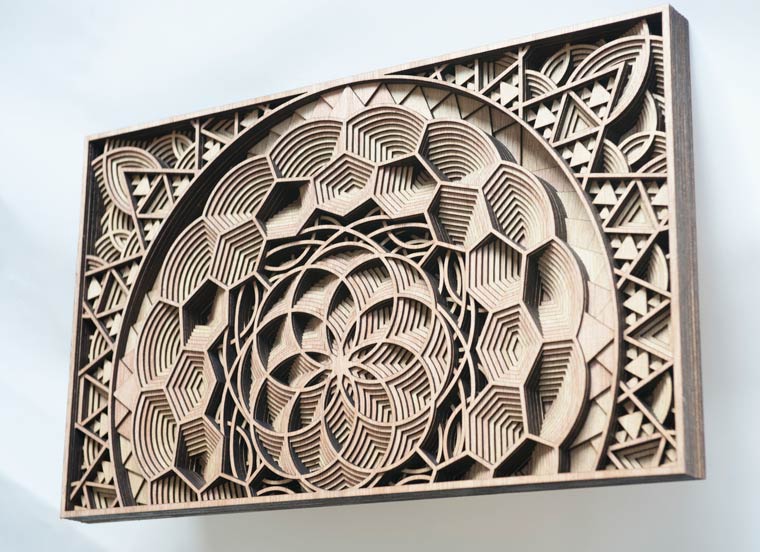 Stunning Laser Cut Wood Relief Sculptures By Gabriel Schama 20