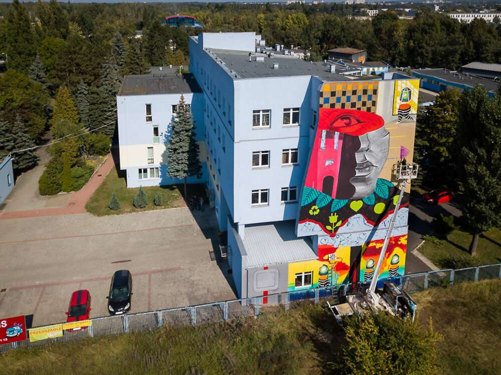 The Surreal And Psychedelic Street Art Of Magda Cwik 3