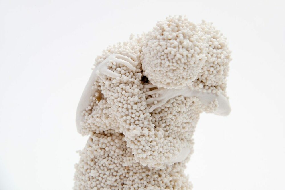 The Surreal Sculptures Of Figures Fused With Organic Forms By Claudia Fontes 9