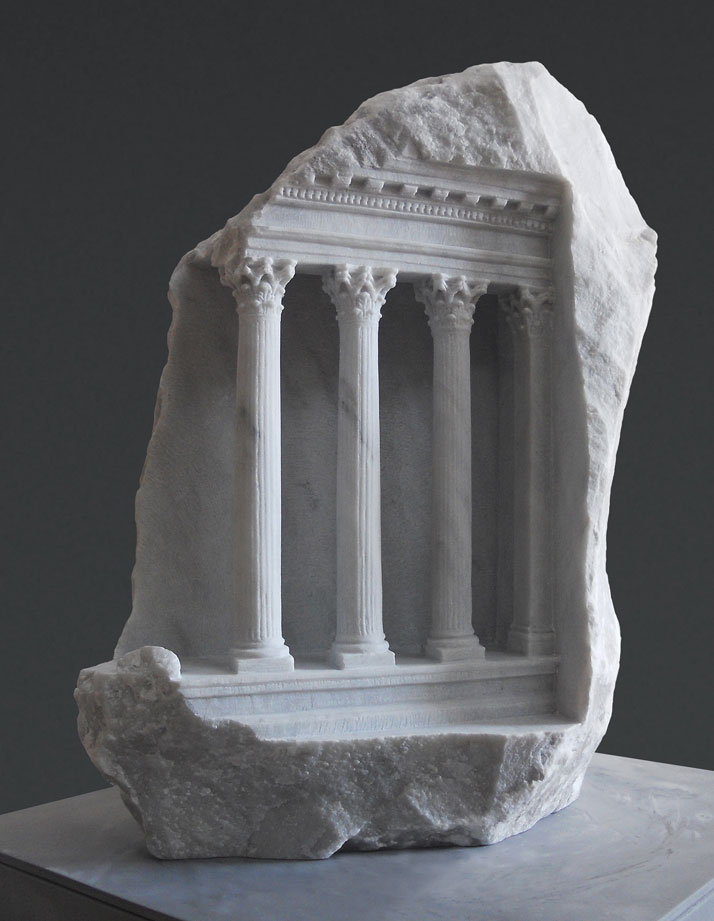 Classical Architecture Carved Into Stones And Marble Blocks By Matthew Simmonds 22