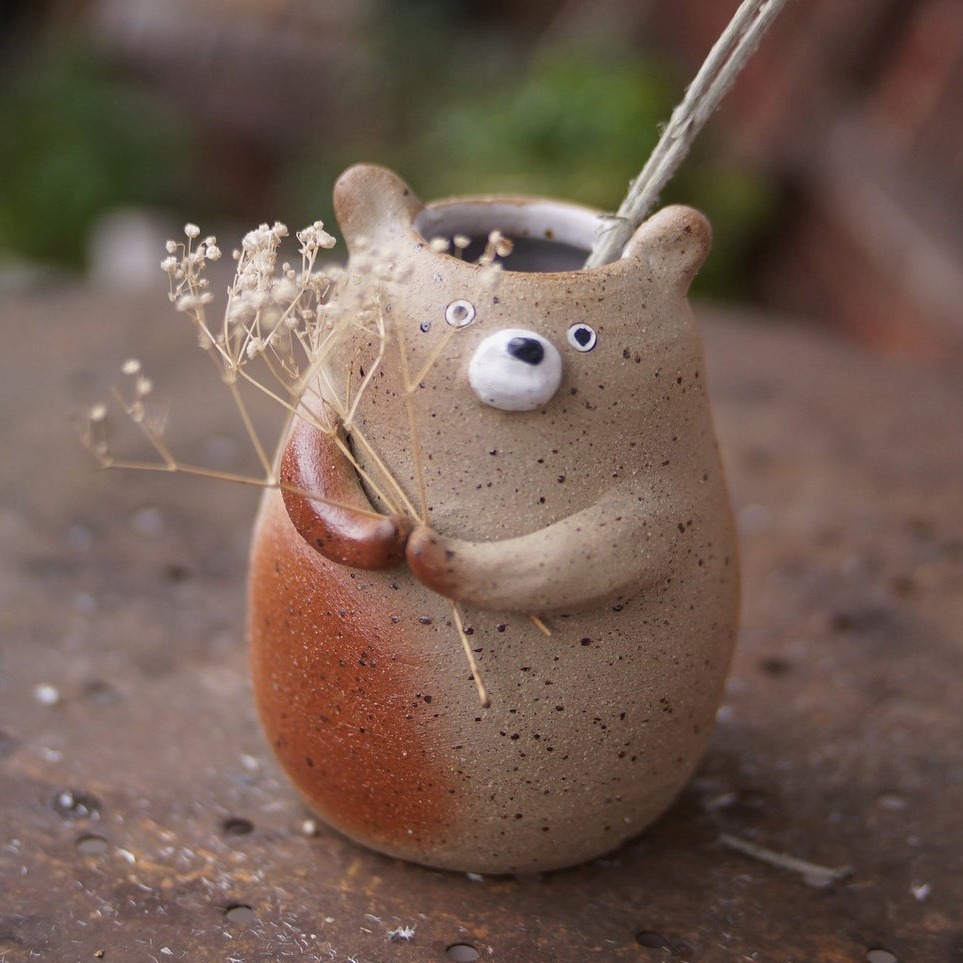 Cute Handmade Ceramics In The Shape Of Bears By Chi 11