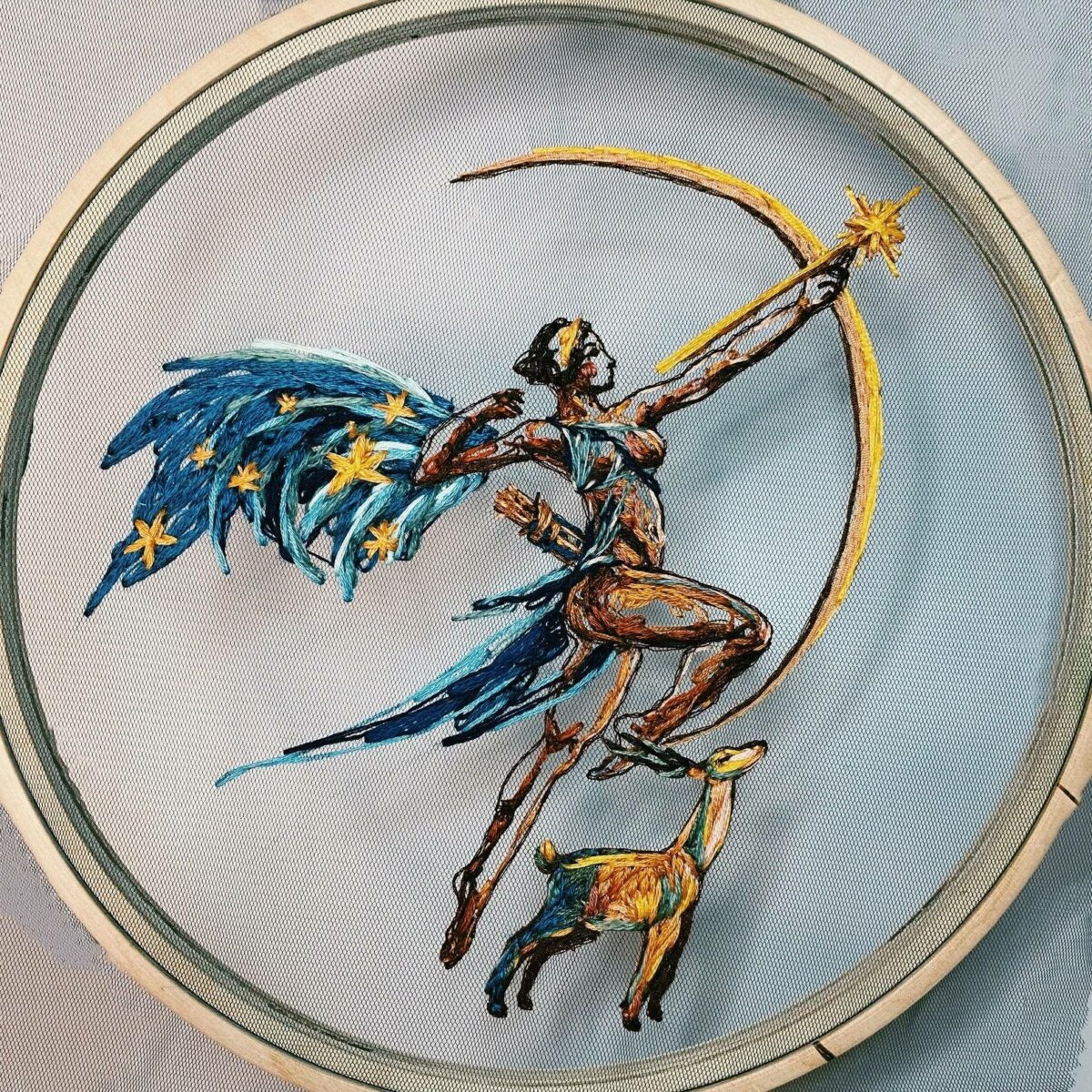 Extraordinary Embroidered Portraits And Illustrations By Katerina Marchenko 15