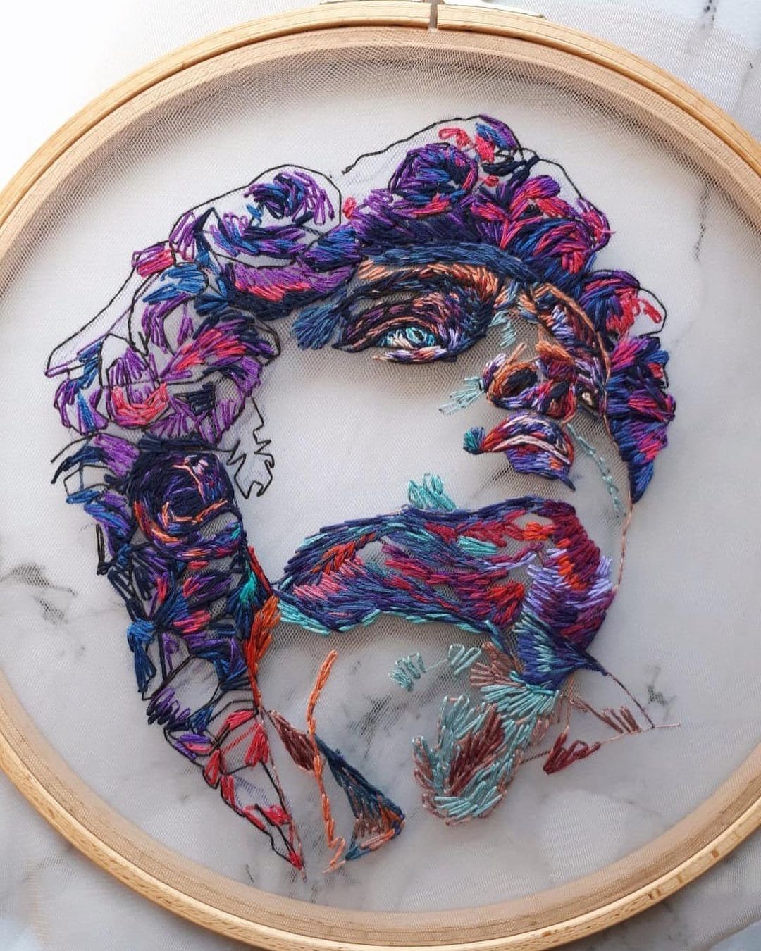 Extraordinary Embroidered Portraits And Illustrations By Katerina Marchenko 3