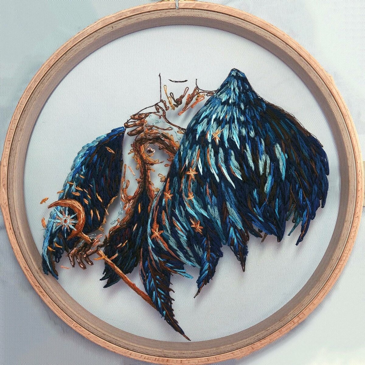 Extraordinary Embroidered Portraits And Illustrations By Katerina Marchenko 7