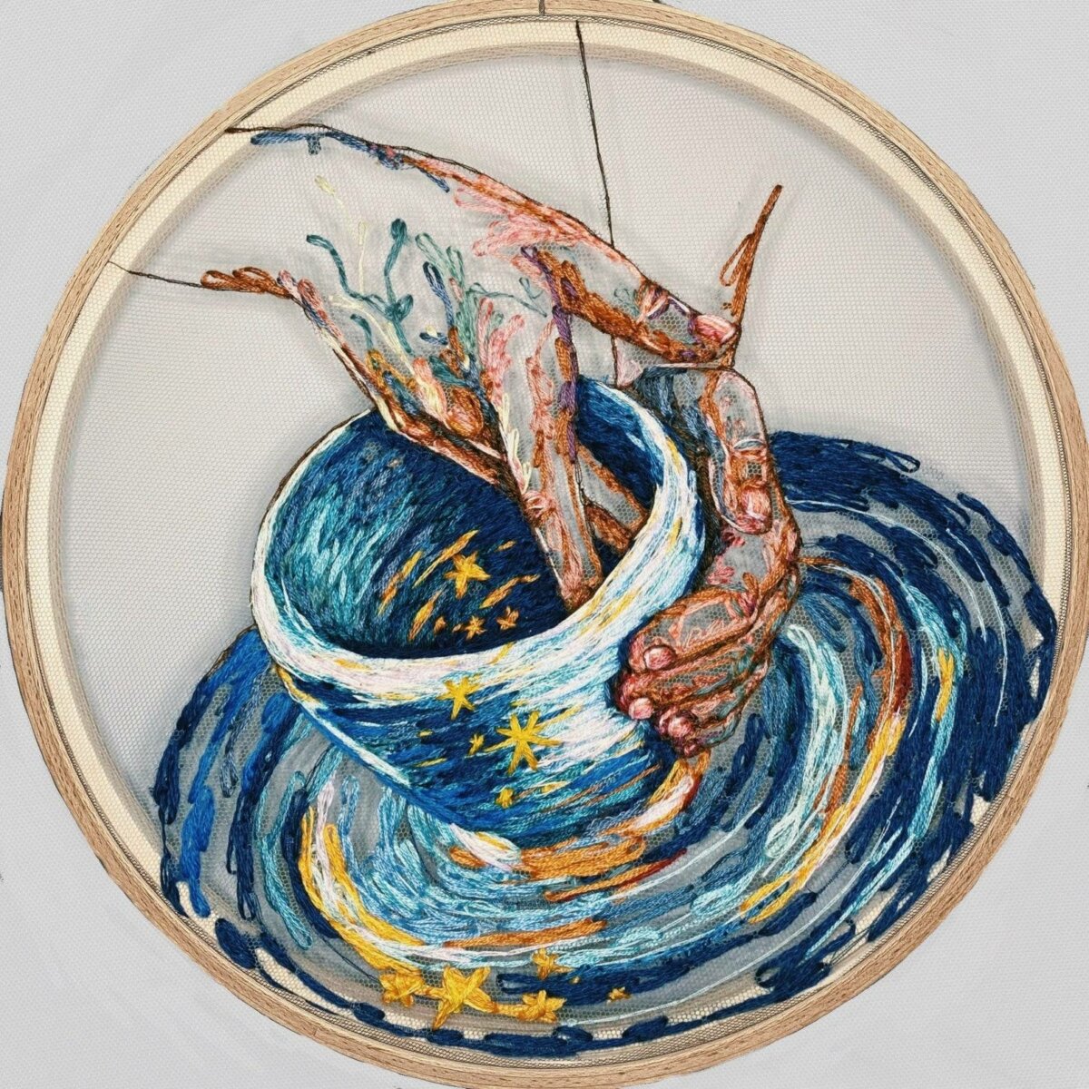 Extraordinary Embroidered Portraits And Illustrations By Katerina Marchenko 8