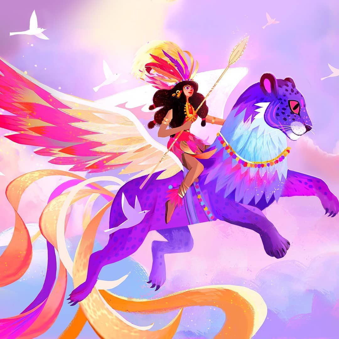 Exuberant Illustrations In Vivid Colors By Juliette Oberndorfer 9