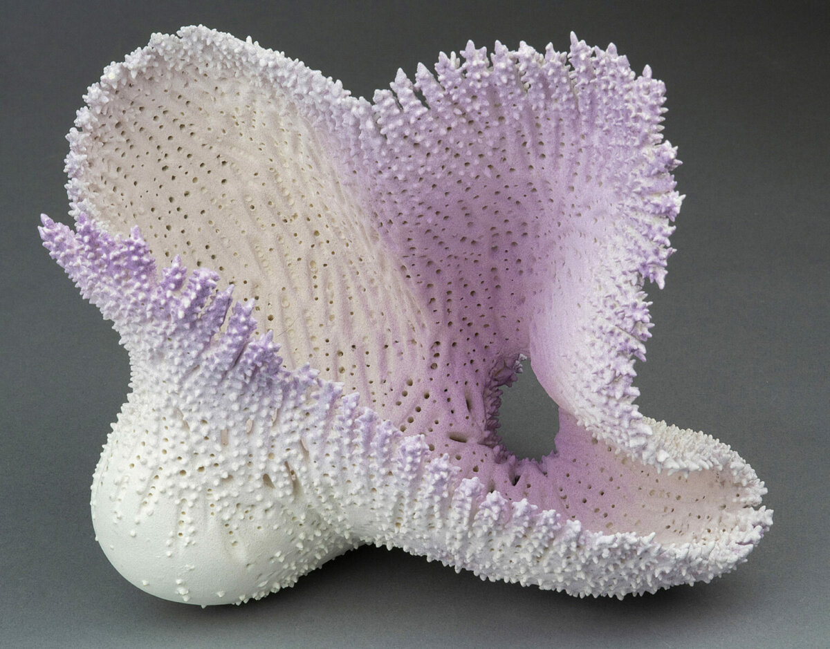 Marine Abstracts Coral Like Ceramic Sculptures By Marguerita Hagan 1