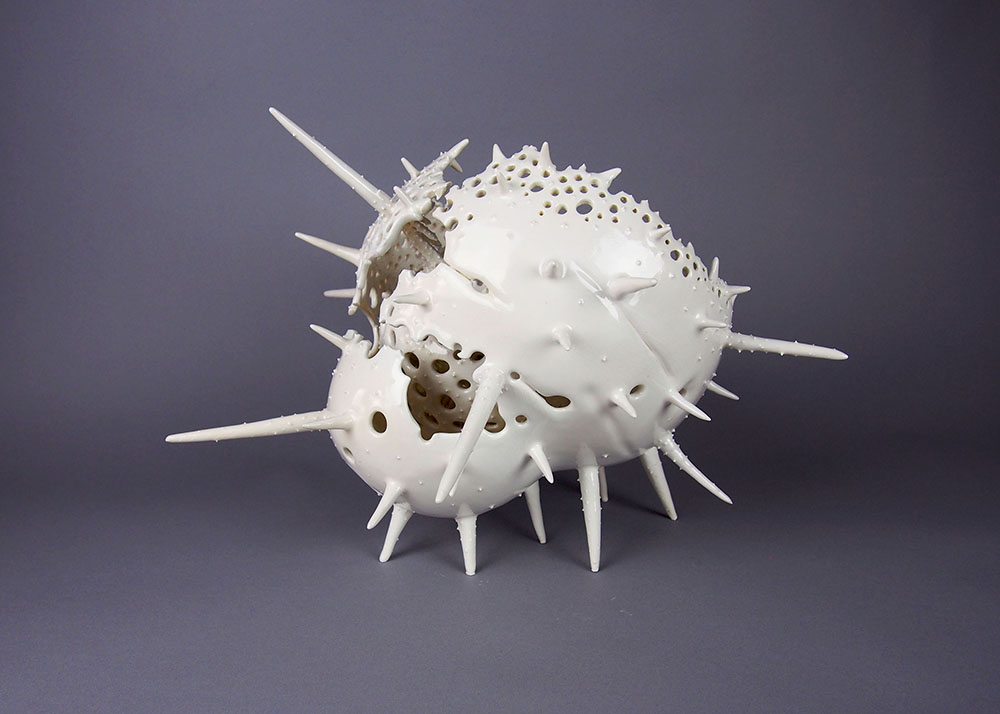 Marine Abstracts Coral Like Ceramic Sculptures By Marguerita Hagan 