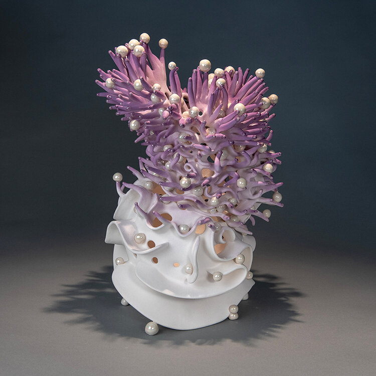 Marine Abstracts Coral Like Ceramic Sculptures By Marguerita Hagan 8