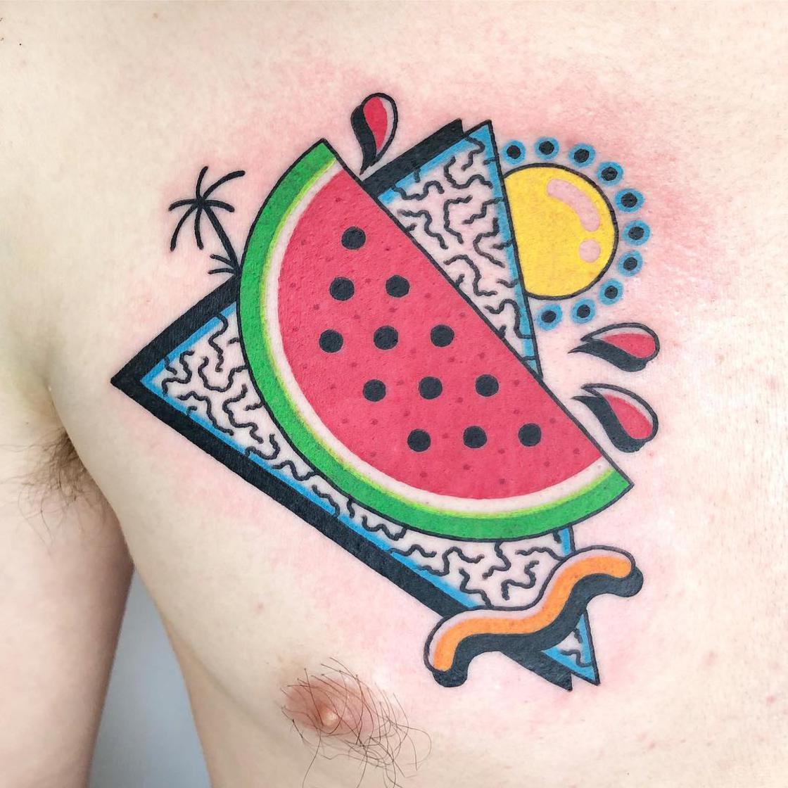 Multicolored Vintage Tattoos By Winston The Whale 16