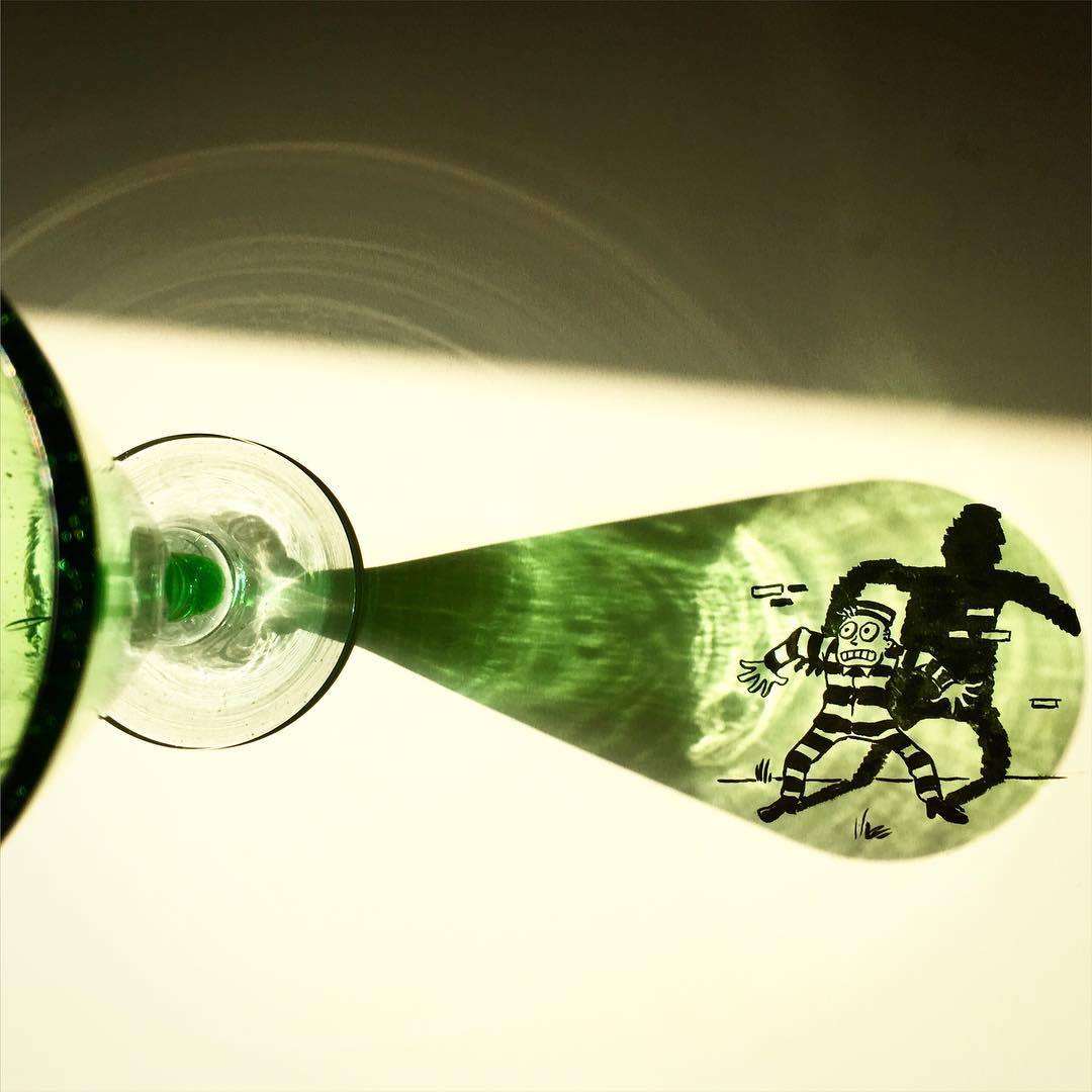 Shadows Turned Into Amusing And Creative Doodles By Vincent Bal 11