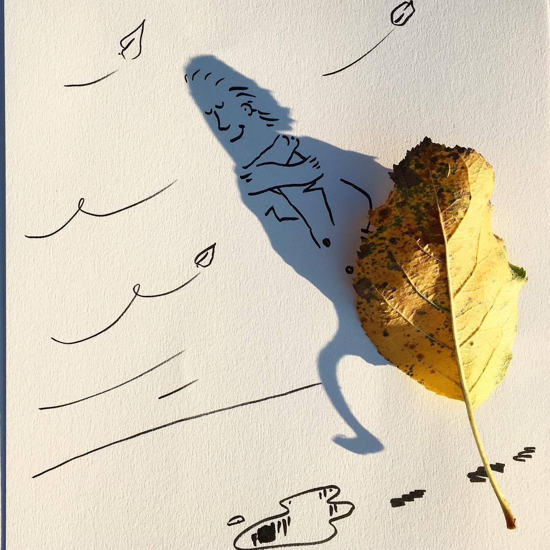 Shadows Turned Into Amusing And Creative Doodles By Vincent Bal 3