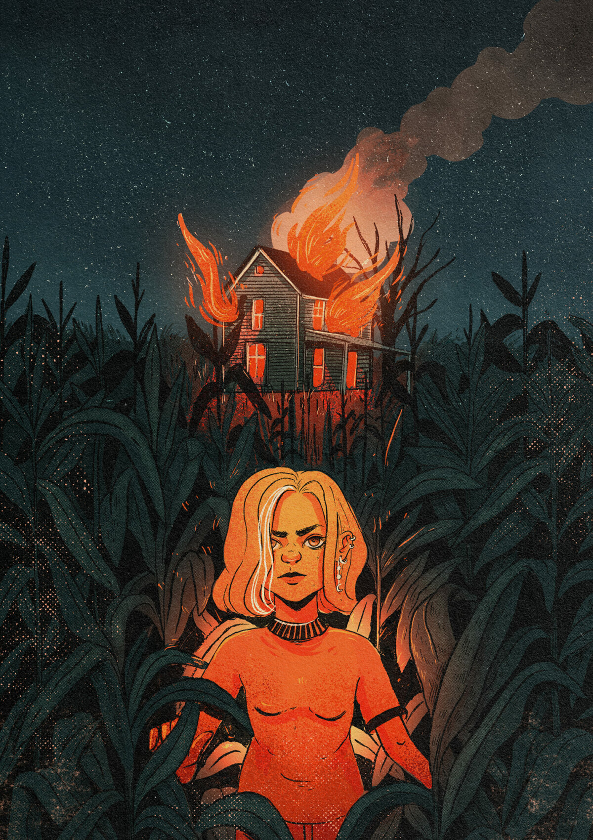 The Dark And Pop Surrealist Illustrations Of Andreea Dumuta 8