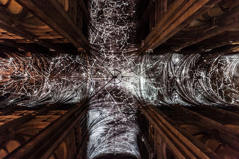 Voutes Celestes Amazing Virtual Reality Skies Projected Above A Parisian Church By Miguel Chevalier 11